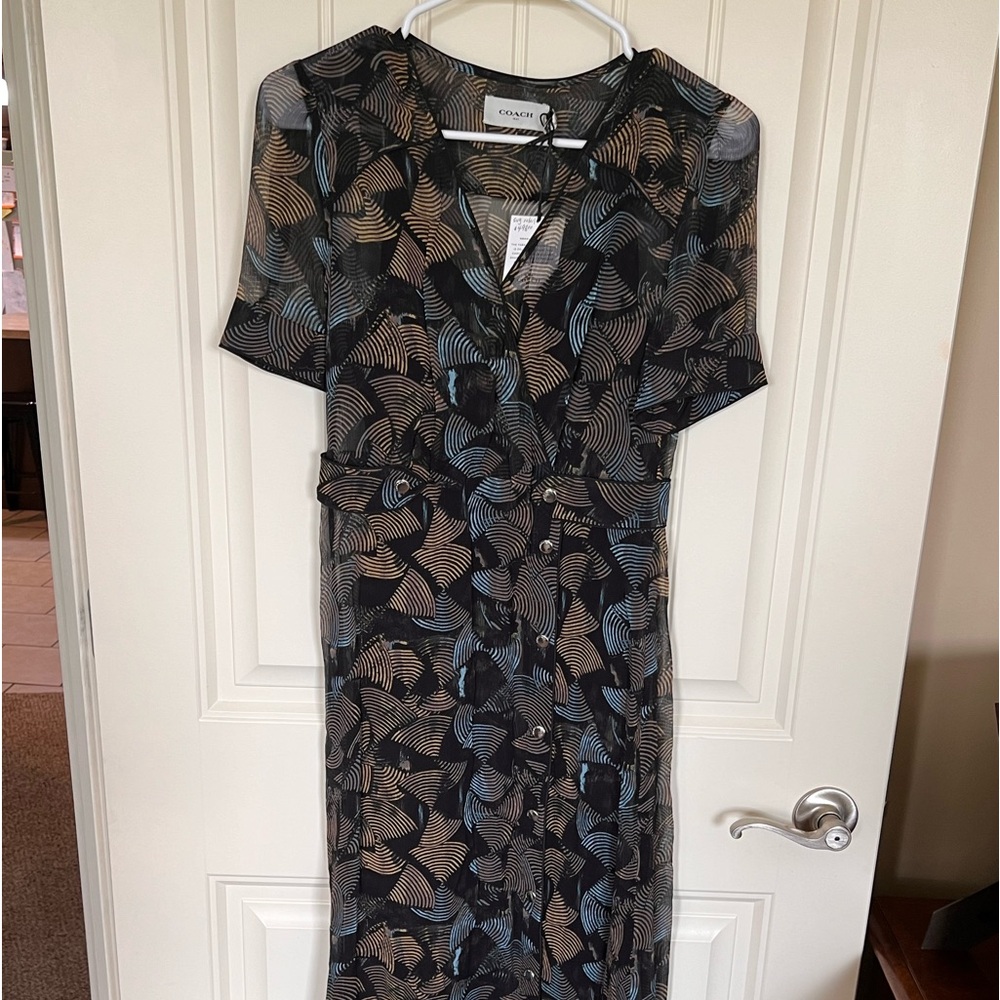 Coach Sheer Dress